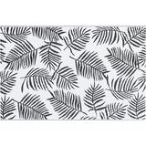 Vanjski tepih ARAKIL bijelo-crni 120 x 180 cm PP | shoptok.hr