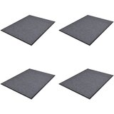 Furnova PVC Predpražniki 4 kosi sivi 90x60 cm, (21911883) Cene