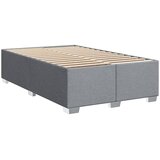  Krevet s oprugama i madrac svjetlosivi 120 x 200cm od tkanine | shoptok.hr
