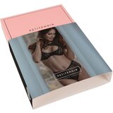 Petitenoir / Petite Noir Exclusive - grudnjak s prozirnim prugama (crni) | shoptok.hr