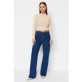 Trendyol Stone Gathered Detail High Neck Snaps Elastic Knitted Bodysuit | Shoptok.si