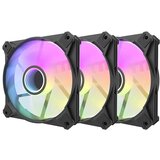 Darkflash INF8 3u1 ARGB set ventilatora za kućište, crni | shoptok.hr