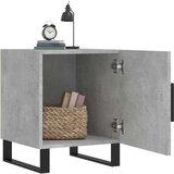  Nočna omarica 2 kosa betonsko siva 40x40x50 cm inženirski les, (20808313) | Shoptok.si