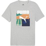 Puma Majice s kratkimi rokavi Graphics Summer Sports Siva | Shoptok.si