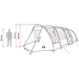  Tunelski šator Siva i narančasta 675 x 392 x 210 cm - Siva i narančasta | shoptok.hr