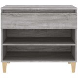  Ormarić za cipele boja hrasta 70 x 36 x 60 cm konstruirano drvo Siva | Shoptok.si