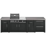 Grandpro Letna kuhinja 286 ALU Series - Graphite + Premium plus [SGPP3NFDD1] | Shoptok.si