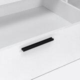 P & B POSTELJA S PREDALOM x , bela, visoki sijaj | Shoptok.si