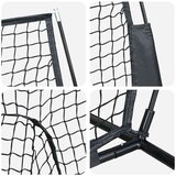 vidaXL Bejzbol in softball Črna 250 x 106 x 209 cm Poliester | Shoptok.si