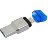 Kingston MobileLite DUO 3C USB3.1+TypeC microSDHC vanjski čitač memorijskih kartica USB 3.2 (gen. 1) plava boja, srebrna | Eponuda.ba