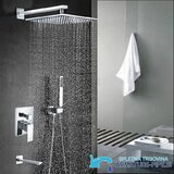  Podometni tuš panel iz medenine | Tuš panel PT04042 — Fiksni — 30 cm | Shoptok.si