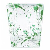 Spawn Clear Green Splatter 4'' Pop Protector With Film On It With Soft Crease Line And Automatic Bot Lock | ePonuda.com