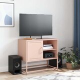 TV ormarić ružičasti 68 x 39 x 60,5 cm čelični | shoptok.hr