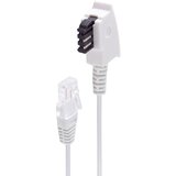 Shiverpeaks basic-s telefonski priključni kabel tae-f vtič na vtič RJ45\, usmerjevalni kabel dsl vdsl\, bel\, 0\,5 m dsl priključni kabel [1x moški konektor tae-f - 1x RJ45 vtič, (20411150) Cene