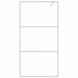 Pregrada za tuš srebrna 100 x 195 cm s prozirnim staklom ESG | shoptok.hr