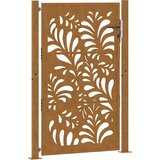 vidaXL Vrtna vrata 105x155cm preperevanje oblikovanje jeklenimi valovi, (22058306) u