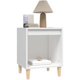  Nočna omarica bela 40x35x50 cm inženirski les, (20730382) | Shoptok.si