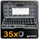  Set udarnih nasadnih nastavaka HEX – 35 dijelova, 1/2" | shoptok.hr