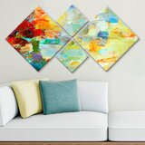 Wallity slika 4MDF62621662015, 60x115 cm, 4 dela | ePonuda.com