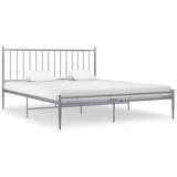 The Living Store Posteljni okvir siv kovinski 200x200 cm - Posteljni Okvir, (21524594) | Shoptok.si