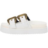 Versace Jeans Couture Nizki natikači 'FONDO ARIZONA' zlata / bela Cene