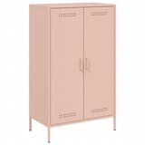 Maison Chic Visoka omara - Komoda - Predalnik roza 68x39x113 cm jeklo, (21716732) Cene