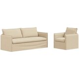  Set sofe 2 pcs Krem 196 x 82 x 85 cm Tkanina | Eponuda.com