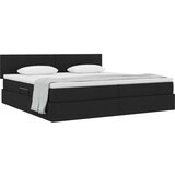  Krevet s madracem i skladištem s madracem Crna 200 x 200 cm | shoptok.hr
