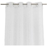 Casa Selección Bijela/u srebrnoj boji prozirna zavjesa 140x260 cm Pucka – Cijene