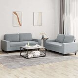  2-dijelni set sofa svjetlosivi od tkanine | shoptok.hr