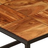  Stolić za kavu 110 x 60 x 40 cm od bagremovog drva i čelika | shoptok.hr