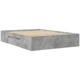  Okvir kreveta siva boja betona 120x200 cm od konstruiranog drva | shoptok.hr