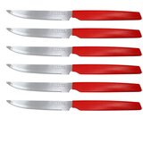 Pedrini Set 6 nožev / v rdeči barvi | Shoptok.si