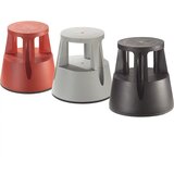 Twinco Stolček na kolesih iz umetne mase, ki se ne lomi, nosilnost 150 kg, rdeč | Shoptok.si