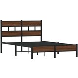 vidaXL Okvir kreveta bez madraca smeđa boja hrasta 120 x 200 cm drveni | shoptok.hr