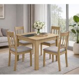MID.YOU JEDILNA MIZA, medeni hrast | Shoptok.si