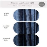 Maison de Rêve Temno modra oblazinjena zakonska postelja s prostorom za shranjevanje z letvenim dnom 140x200 cm Shell – | Shoptok.si