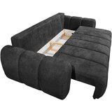 MID.YOU ZOFA S POSTELJNO FUNKCIJO, črna tekstil | Shoptok.si