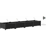  Vrtna saksija 4 pcs Crna 160 x 40 x 22 cm Plastika | Eponuda.com