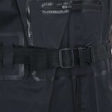  Visoke čizme za vodu do prsa s pojasom crne veličina 44 | shoptok.hr
