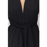 Trendyol Black Belted Woven Jumpsuit | Shoptok.si