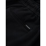 Ombre Men's cotton cargo shorts with elastic waistband - black | shoptok.hr