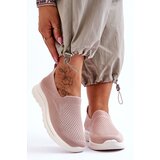EVENTO PE1 Women's Textile Slip-on Sneakers Pink Adiora | Shoptok.si