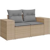  6-dijelni set vrtnih sofa s jastucima bež od poliratana | shoptok.hr