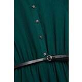 Marisse Dress With A Flared Bottom And A Belt | shoptok.hr