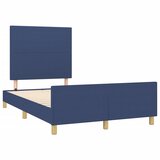  Okvir kreveta bez madraca plavi 120x190 cm od tkanine | shoptok.hr