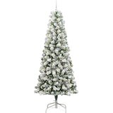  Umjetno božićno drvce s nogom Zelena i bijela 240 cm | shoptok.hr