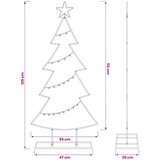  Metalno božićno drvce sa stalkom KUOPIO 125 cm Čelik Zlatno - 125 cm Zlatno | shoptok.hr