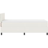 Box Spring Krevet s Madracem &amp LED Krem 90x200 cm Kordura tkanina | shoptok.hr