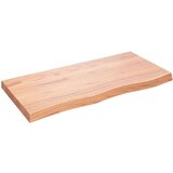 Stolna ploča svjetlosmeđa 100 x 50 x 6 cm tretirana hrastovina | shoptok.hr